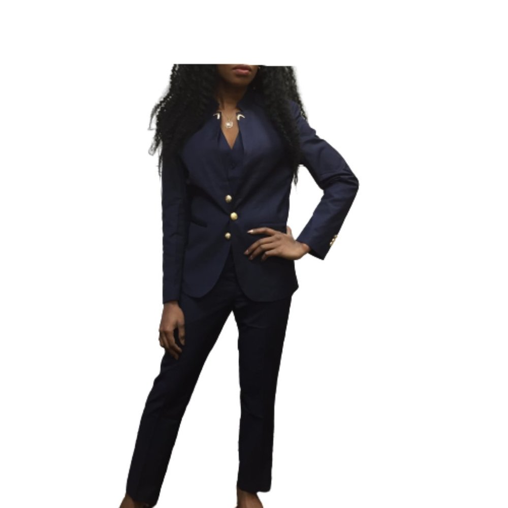 Ladies Blue Size M Business Suit